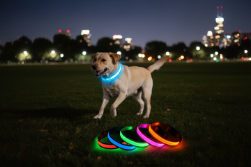Keep Your Dog Safe at Night with an LED Collar